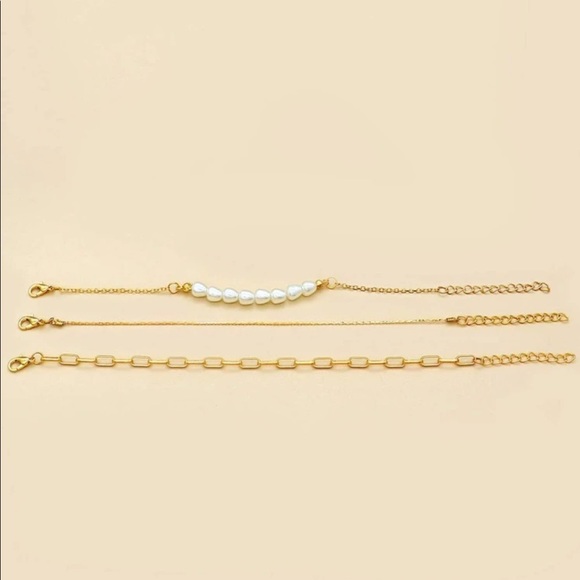 3 Pc. Faux Pearl Bracelet Set - Picture 3 of 4